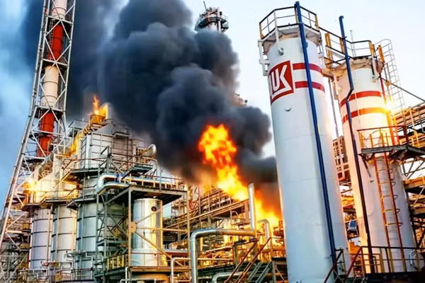 Sản lượng lọc dầu Nga rơi tự do sau các cuộc tấn công của Ukraine