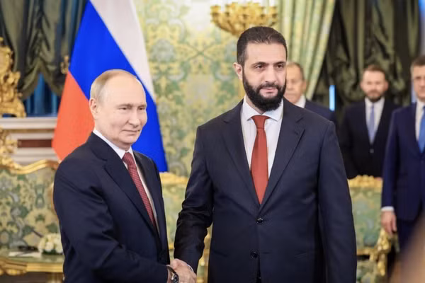 Al-Sharaa đến Moskva để tìm kiếm sự bảo đảm bảo vệ trước Israel