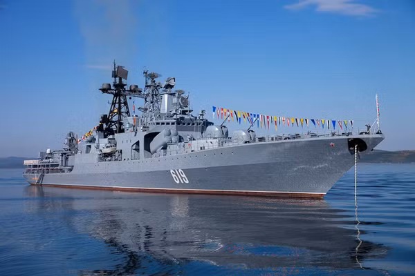 Tàu chống ngầm cỡ lớn Severomorsk gây xáo động các nước NATO ở vùng Baltic