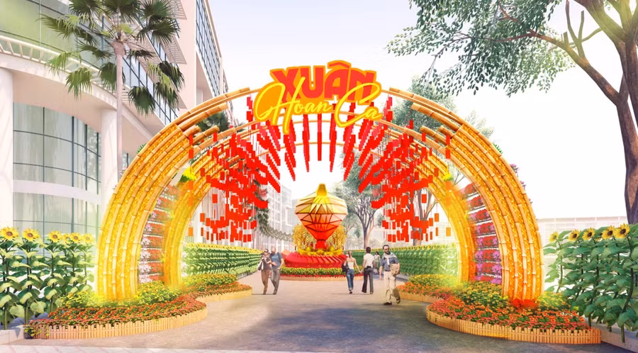 Hội hoa xuân Phú Mỹ Hưng tết Ất Tỵ - 2025: Xuân hoan ca