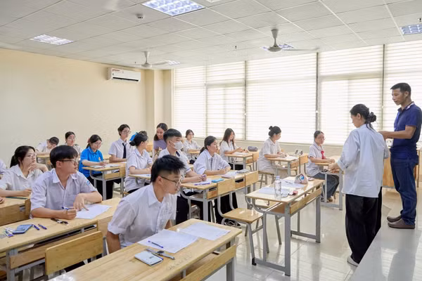 Học sinh Trường THPT Chuyên Hà Giang.