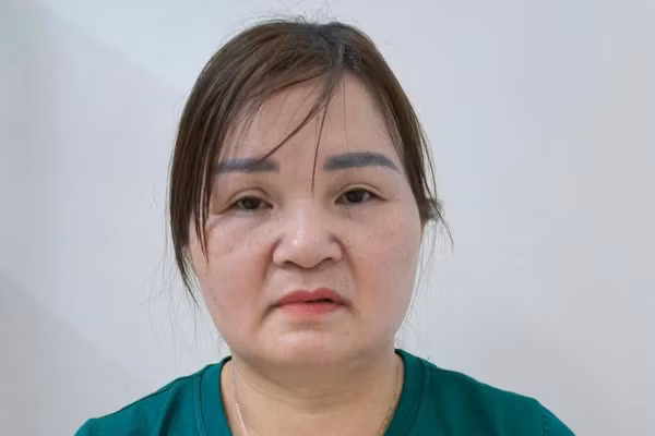 Bàn Thị Phương tại CQCSĐT. (Ảnh: CATQ)
