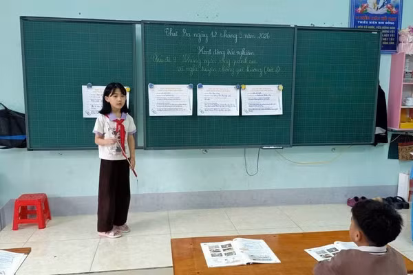 Đa dạng phương pháp học tiếng Anh, lồng ghép qua các tiết học trải nghiệm.