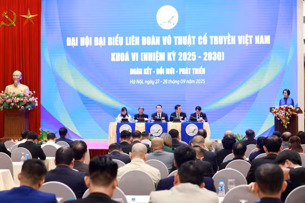Đại hội đại biểu Liên đoàn Võ thuật cổ truyền Việt Nam khoá VI.