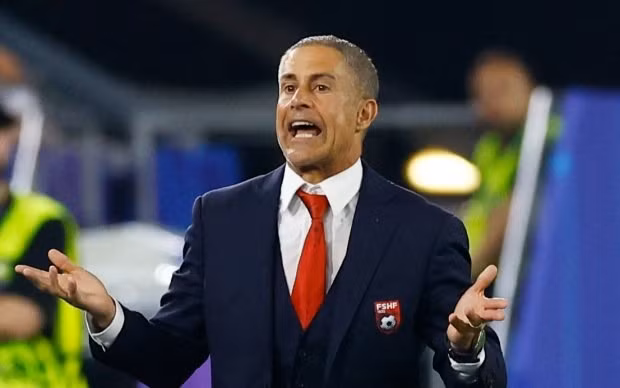 Phát biểu sau trận đấu, HLV Albania Sylvinho của Albania khẳng định, Tây Ban Nha có thể vô địch EURO 2024 với đội hình B. Chùm ảnh: Tây Ban Nha làm điều ‘chưa từng có’ tại EURO 2024