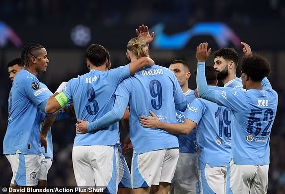 Man City có chiến thắng thứ 10 liên tiếp tại Champions League và chiến thắng này đưa họ vào tứ kết với tổng tỷ số 6-2. Chùm ảnh: Man City, Real Madrid vào tứ kết Champions League