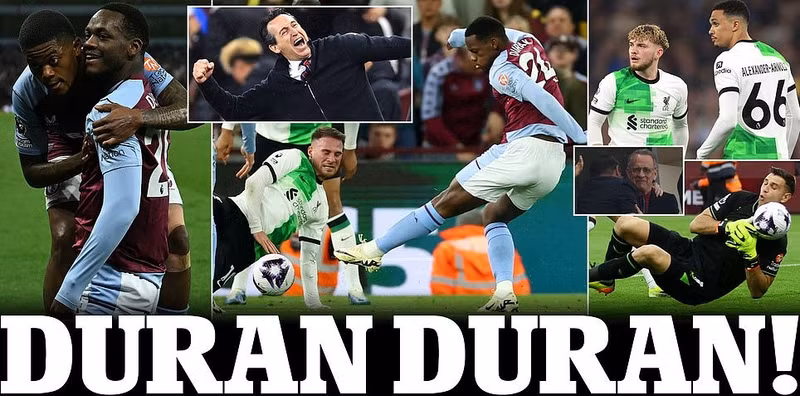 Chùm ảnh: Cầm hoà Liverpool, cổ động viên Aston Villa tri ân Jurgen Klopp 