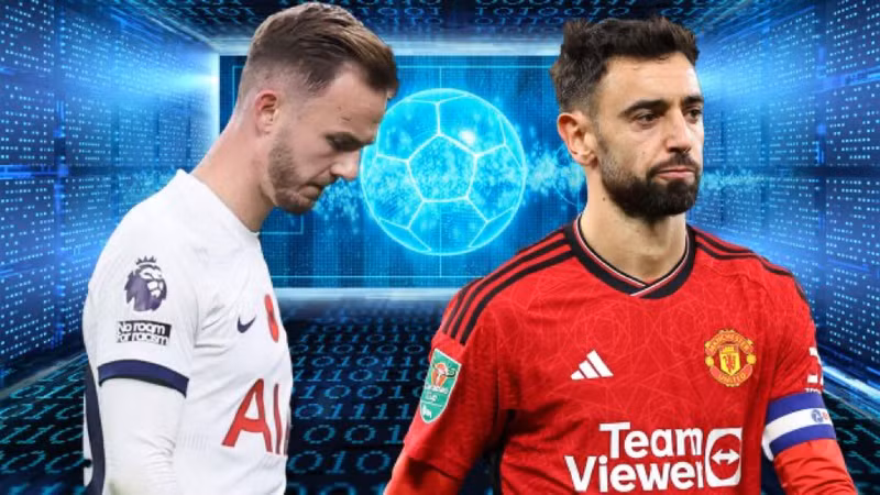 Cả câu lạc bộ Tottenham lẫn Man Utd đều được dự đoán sẽ kết thúc giải Ngoại hạng Anh mùa này với vị trí ngoài tốp 4. Siêu máy tính dự đoán kết cục đau lòng của Tottenham, Man Utd ở Ngoại hạng Anh