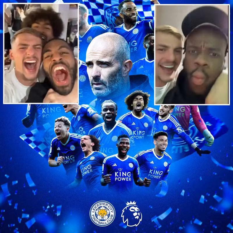 Leicester City đã trở lại Ngoại hạng Anh. Sớm trở lại Ngoại hạng Anh, Leicester City ăn mừng cuồng nhiệt