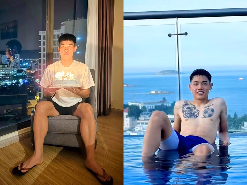 Tiền đạo quê Nghệ An tự nhận đang độc thân và chưa từng vướng tin hẹn hò với cô gái nào. 5 cầu thủ U23 Việt Nam điển trai như tài tử điện ảnh