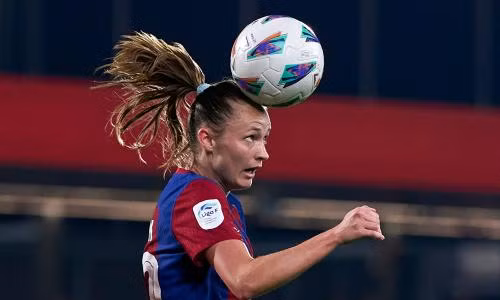 <strong> 7. Caroline Graham Hansen: </strong>Tiền đạo 28 tuổi của Barcelona và tuyển Na Uy. Cô ghi bàn ở trận chung kết Champions League trong màu áo CLB. Cô cũng ghi bàn vào lưới Philippines tại World Cup. 10 nữ cầu thủ xuất sắc nhất thế giới năm 2023