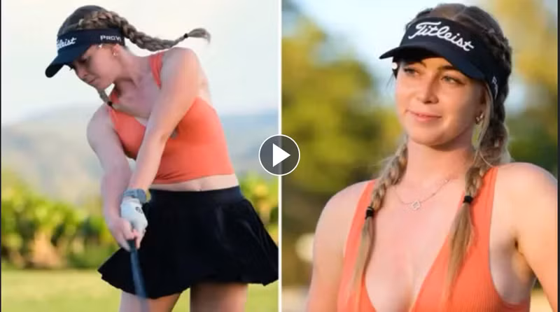 Grace Charis vừa khoe trên trang cá nhân những hình ảnh mới nhất đầy quyến rũ trên sân golf. Ngất ngây nhan sắc tay golf quyến rũ nhất thế giới