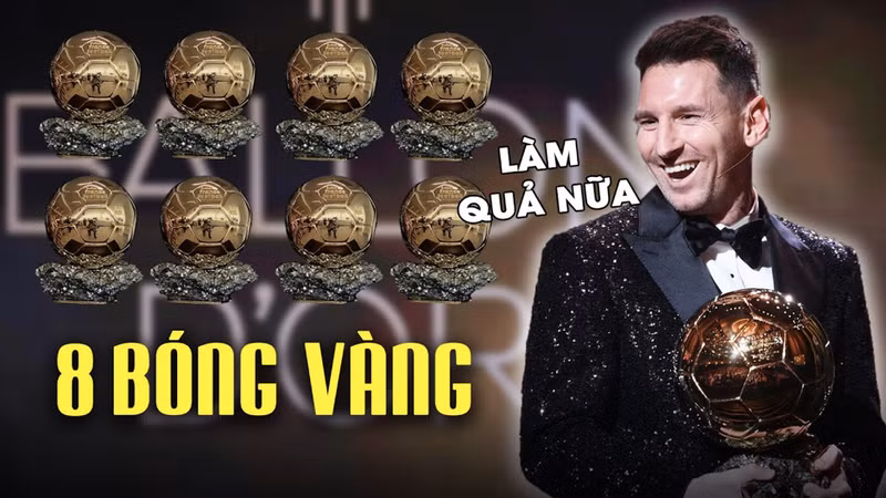 Còn với Messi, anh vừa đoạt Quả bóng Vàng thứ 8 của riêng mình. Ronaldo nổi giận sau trận thua đậm địch thủ Al-Hilal