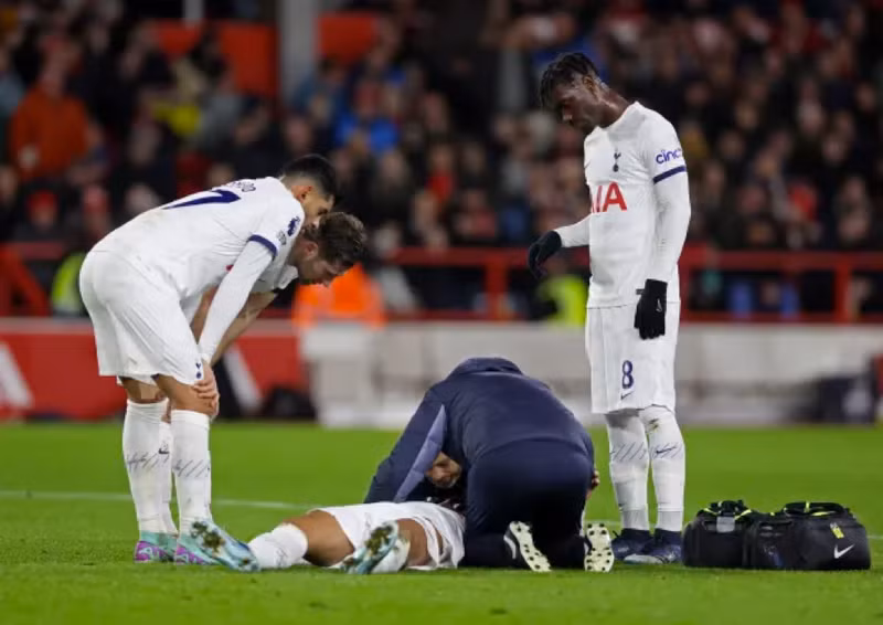 Sao Tottenham dính chấn thương kinh hoàng trong trận thắng Nottingham Forest