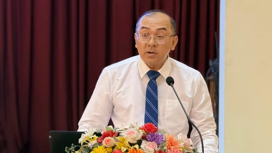 ThS. Huỳnh Hữu Khôi phát biểu khai mạc Hội thảo.