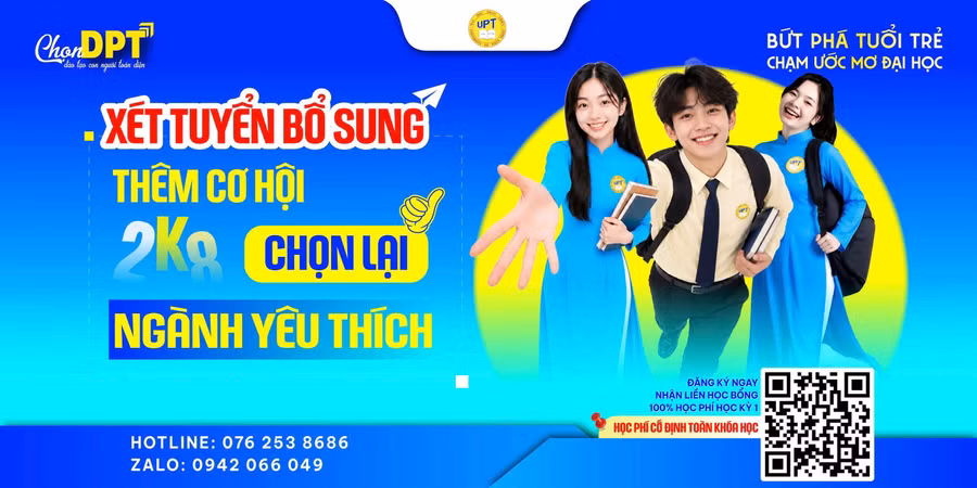 Trường Đại học Phan Thiết xét tuyển bổ sung, mở thêm cơ hội vào đại học cho thí sinh 2K8.