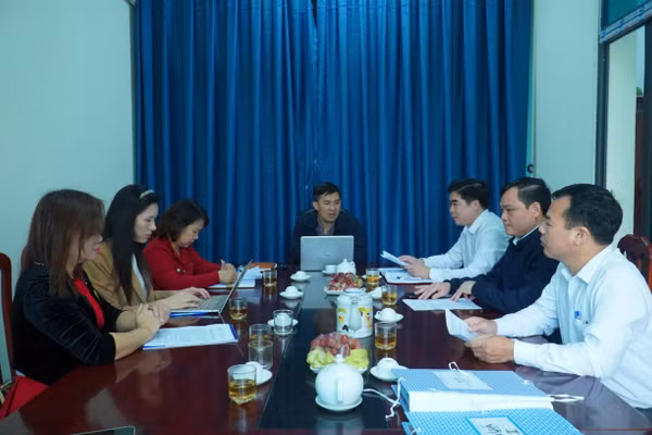 Sở Giáo dục và Đào tạo tỉnh Thái Nguyên làm việc với Trung tâm GDNN-GDTX Đại Từ. 