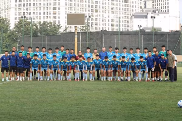 U17 Việt Nam đá một loạt trận giao hữu trước thềm FIFA U17 World Cup 2026. Ảnh: VFF.