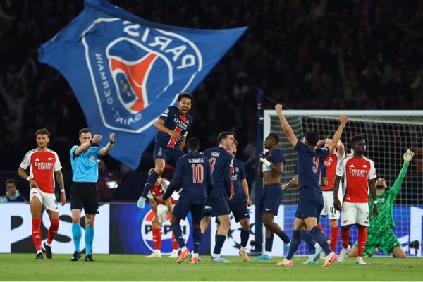 Siêu máy tính dự đoán tỷ số trận PSG - Arsenal lúc 23h hôm nay 