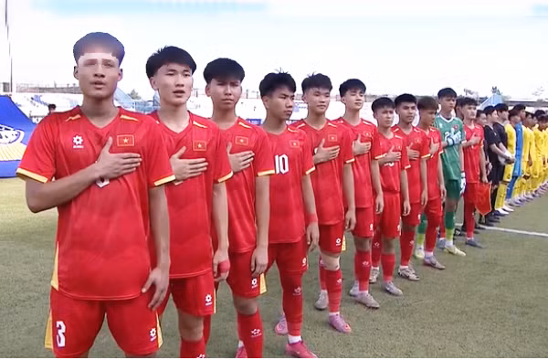 Tuyển U17 Việt Nam thắng ấn tượng U17 Malaysia ở trận mở màn U17 Đông Nam Á. Ảnh: Internet.