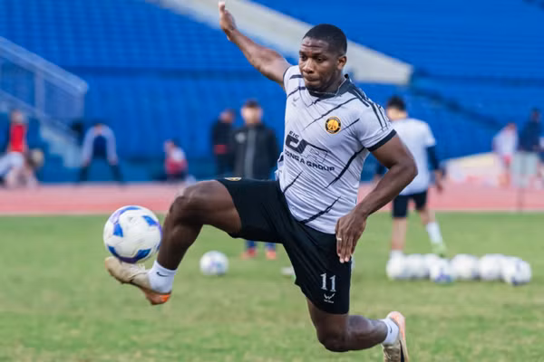 Rimario Gordon hiện chưa chốt tương lai với Đông Á Thanh Hóa FC. Ảnh: Đông Á Thanh Hóa.