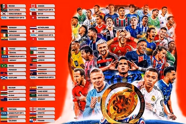 Lễ khai mạc World Cup 2026 sẽ diễn ra vào lúc 00h30 ngày 12/06/2026.