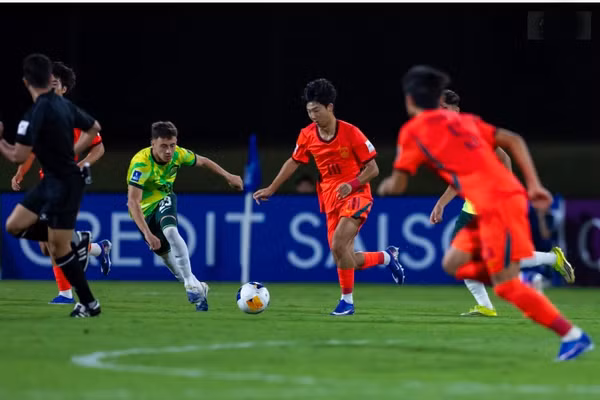 U17 Trung Quốc sẽ gặp U17 Nhật Bản ở chung kết U17 châu Á 2026. Ảnh: Internet.