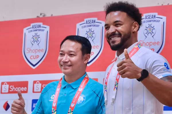Xuân Son tự tin trước trận chung kết Shopee Cup 2025/2026. Ảnh: Thép Xanh Nam Định.