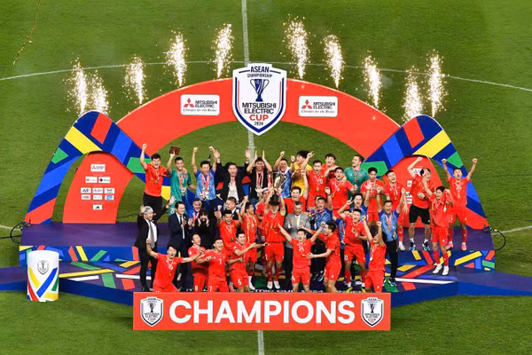 Tuyển Việt Nam được kỳ vọng sẽ bảo vệ thành công ngôi vô địch AFF Cup. Ảnh: VFF.