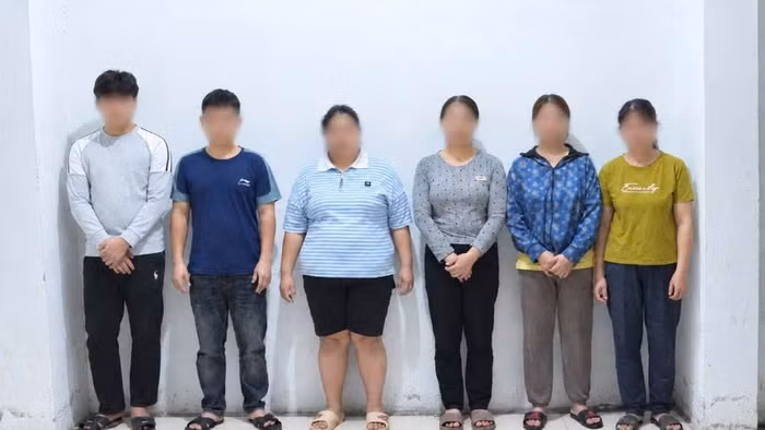Các đối tượng liên quan đến vụ án (Ảnh: Công an tỉnh Phú Thọ cung cấp).