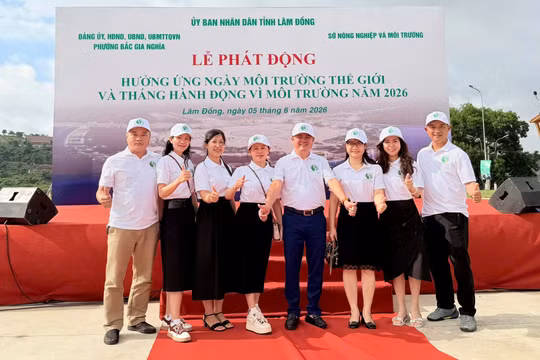 Quỹ Bảo vệ môi trường tỉnh Lâm Đồng hưởng ứng Ngày Môi trường thế giới.