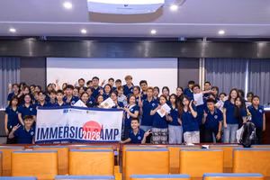 Sinh viên Viện Quốc tế HUIT tham gia học tập và giao lưu quốc tế, khẳng định tinh thần chủ động hội nhập và sẵn sàng trở thành công dân toàn cầu. Ảnh: Viện Quốc tế HUIT.