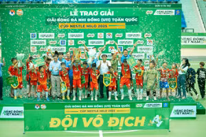 U11 Hưng Yên lần đầu vô địch Giải Bóng đá Nhi đồng Toàn quốc – Cúp Nestlé MILO 2025 sau trận chung kết đầy kịch tính.