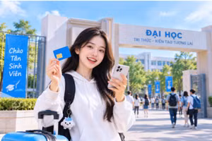 Sinh viên đại học bước vào cuộc sống mới cùng VinaPhone.