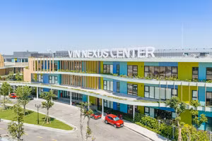 Vin Nexus Center: Trường học hạnh phúc hình trái tim và những gam màu rất “lạ”
