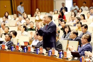 Tổng Bí thư, Chủ tịch nước Tô Lâm dự và chỉ đạo hội nghị. Ảnh: Phương Hoa/TTXVN