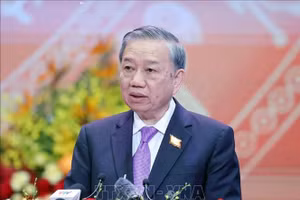 Tổng Bí thư Tô Lâm phát biểu tại Lễ kỷ niệm 80 năm thành lập Chính phủ. Ảnh: Thống Nhất/TTXVN