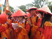 Ấn tượng ngày hội học sinh với di sản Huế ảnh 6 Ấn tượng ngày hội học sinh với di sản Huế ảnh 6