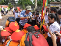 Ấn tượng ngày hội học sinh với di sản Huế ảnh 8 Ấn tượng ngày hội học sinh với di sản Huế ảnh 8