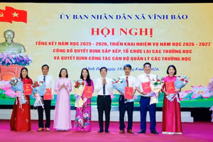  Hải Phòng nhiều xã, phường công bố quyết định sắp xếp trường học