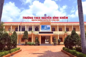 Trường THCS Nguyễn Bỉnh Khiêm, xã Vĩnh Bảo, TP Hải Phòng.