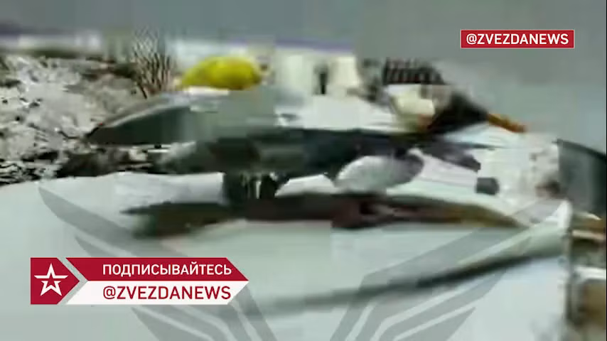Drone tấn công trúng mô hình tiêm kích F-16 tại Kirovograd