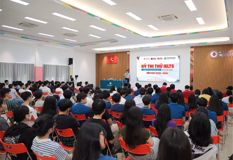 Ngày 10/5, Tập đoàn Giáo dục InterGreat phối hợp cùng British Council và Trường TH THCS & THPT Trí Đức tổ chức thi thử IELTS miễn phí trên toàn quốc.