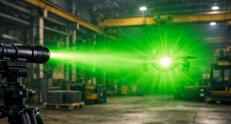 Thử thành công laser khiến UAV 'mù mắt' từ khoảng cách 100m