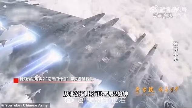 Công bố video tàu chiến ‘Star Wars’ bay rìa khí quyển, phóng 100 drone