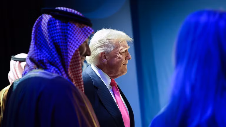 Tổng thống Mỹ Donald Trump và Thái tử Mohammed bin Salman của Saudi Arabia.