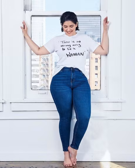 Chon quan jeans giau nhuoc diem cho nang map - Anh 2
