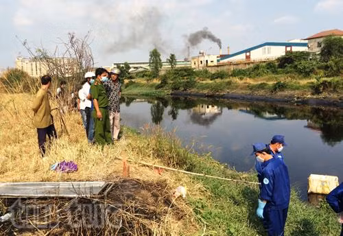 Nơi phát hiện thi thể người đàn ông.