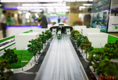 Tham Metro dau tien cua Ha Noi tai nha ga mau La Khe - Ha Dong - Anh 10