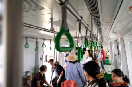 Tham Metro dau tien cua Ha Noi tai nha ga mau La Khe - Ha Dong - Anh 7